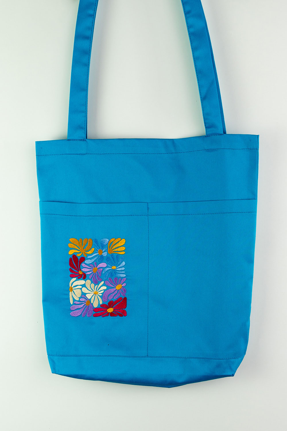 Sacoșă mică broderie" Mozaic Floral"