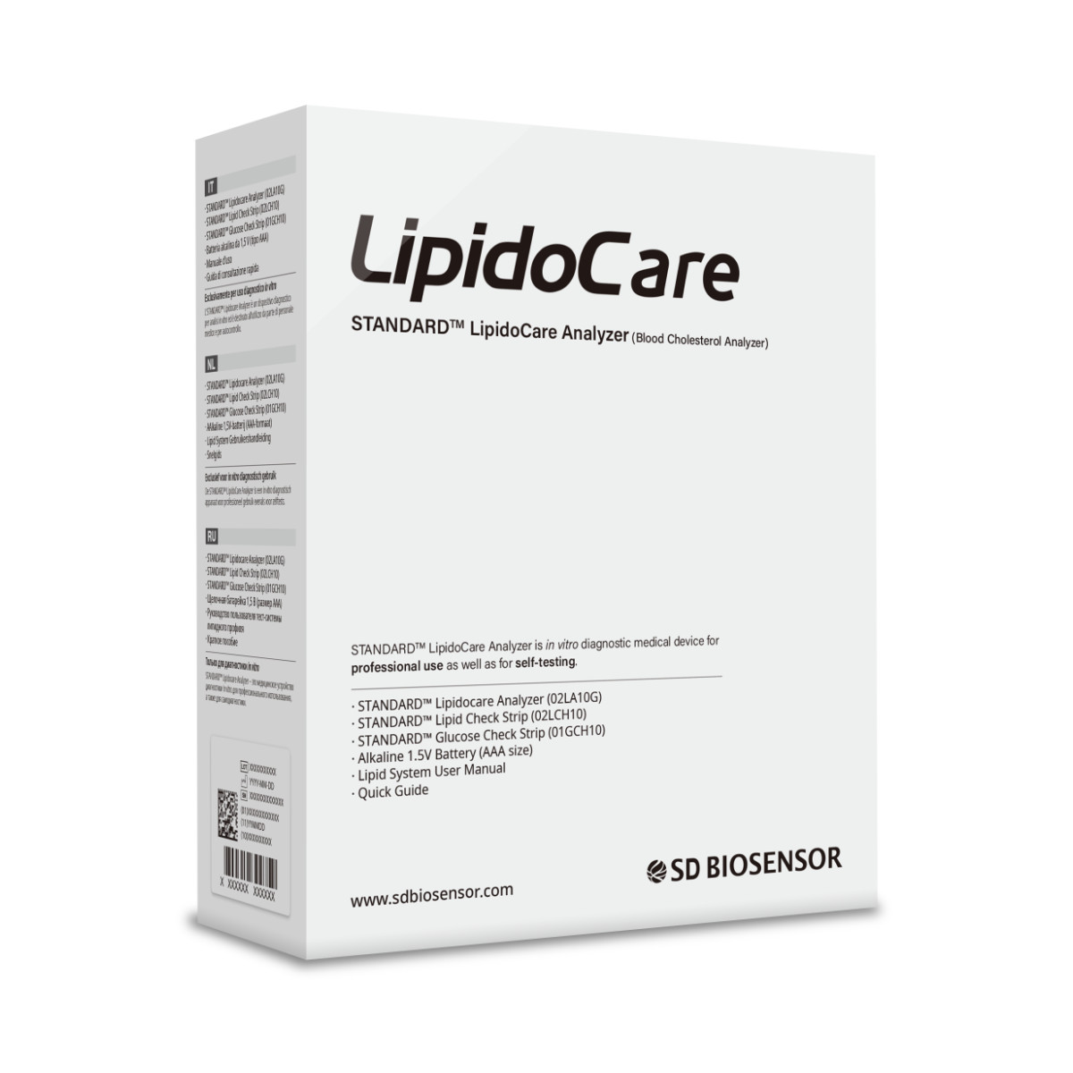 Analizor LipidoCare STANDARD + 1 cutie Teste LipidoCare – 25 buc/cutie - imagine 2