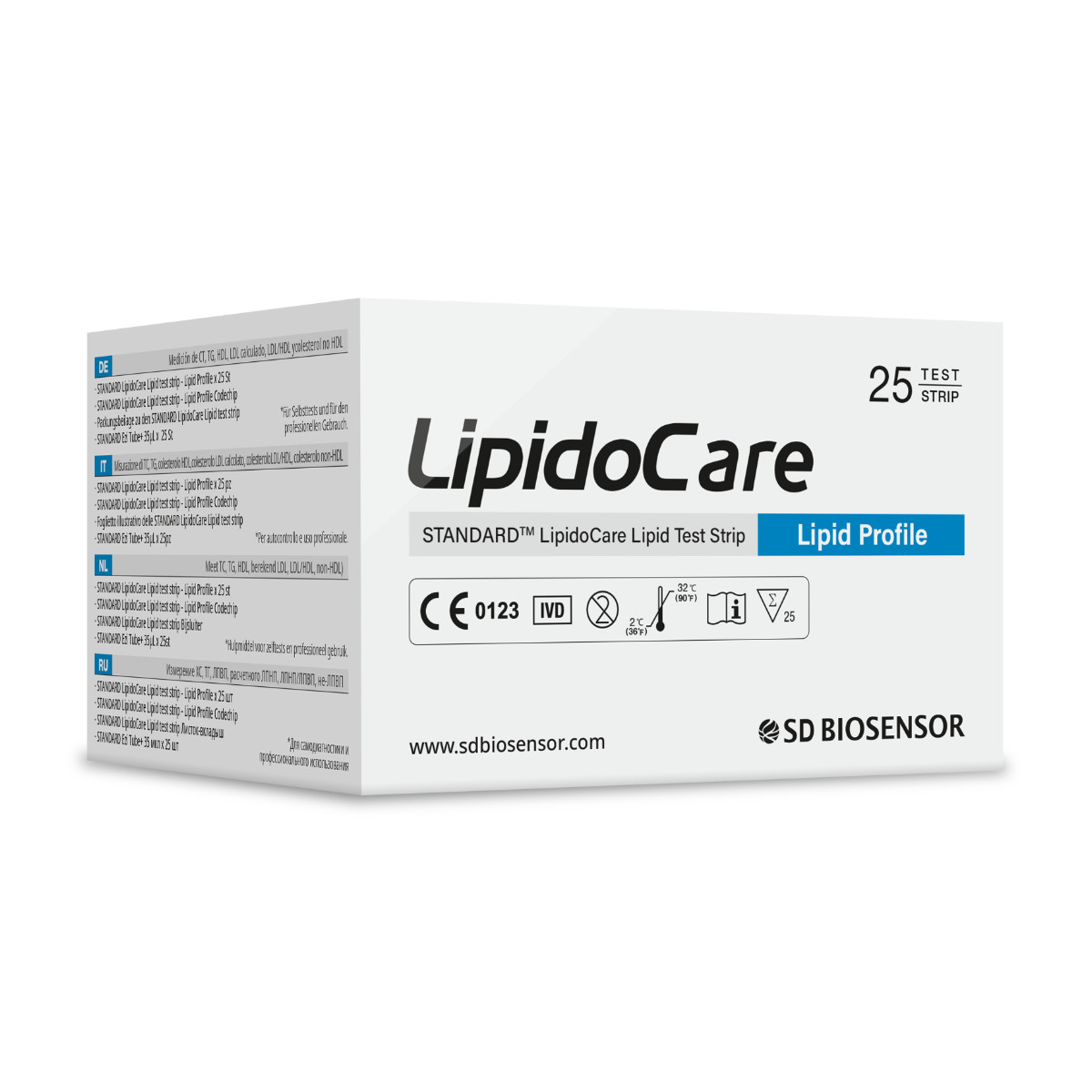 Analizor LipidoCare STANDARD + 1 cutie Teste LipidoCare – 25 buc/cutie - imagine 3